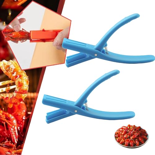 LXCJZY Suzcan Crawfish Peeler, Crawfish Tail Peeler, Crawfish Sheller Tool, Portable Crawfishes Removers Crawfish Tail Remover Tool Will Not Dirty Hands (Blue 2pcs) von LXCJZY