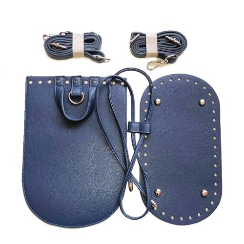 LXFIUO DIY Bag Making Kit 1 Set handgefertigte Handtasche Schultergurt gewebte Tasche Set Leder Tasche Böden mit Hardware-Zubehör for DIY Tasche Rucksack(Color-1) von LXFIUO