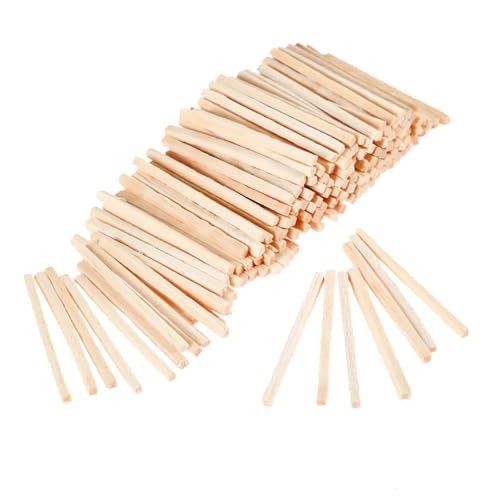 Holzstäbchen Zum Basteln 200 stücke Holz Sticks Spiel Stangen Puzzle DIY Handwerk Mathematik Lehrmittel Pädagogisches Lernen Werkzeuge 42mm * 2mm von LXHZSY