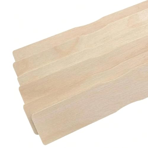 LXHZSY Holzstäbchen Zum Basteln 300 Stück 12 Zoll Bastel-Holzstäbchen Farbrührstäbchen Holz-Farbstäbchen for Farbrührer von LXHZSY