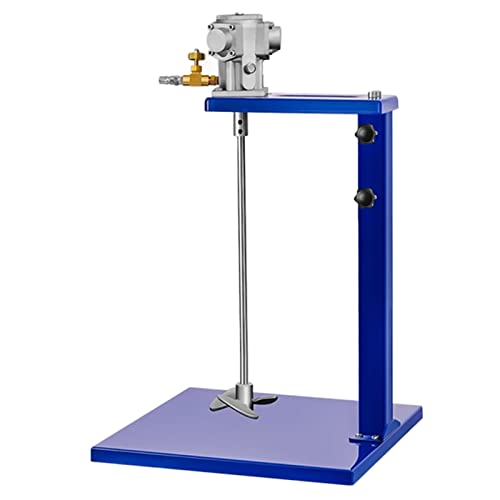 LXJBBD Pneumatischer Farbmischer, manuelles Luftrührwerk mit Hebebügel, einstellbares Drehzahlmischwerkzeug für viskose Flüssigkeiten, Tinten, Farbstoffe und Chemikalien von LXJBBD