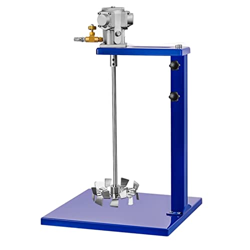 LXJBBD Pneumatischer Farbmischer, manuelles Luftrührwerk mit Hebebügel, einstellbares Drehzahlmischwerkzeug für viskose Flüssigkeiten, Tinten, Farbstoffe und Chemikalien von LXJBBD