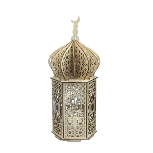 LXJLXD Moscheeform, Tischdekoration, Bücherregal, Moschee, Tischdekoration, Eid-Mubara-Schild, Moscheeform, Ornament von LXJLXD