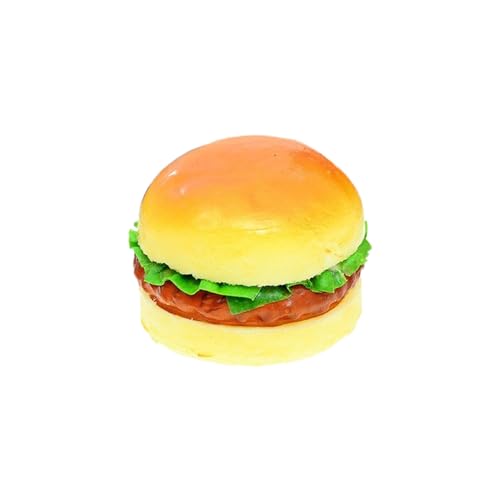 LXJLXD Realistisches Hamburger-Essen, künstliches Brot, gefälschtes Hamburger-Modell, Fotografie-Requisiten, Dekorationen, Küche, Geschäft (Hamburger) von LXJLXD