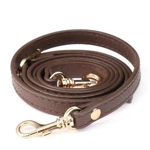 LXLAEOANG 2 stücke Umhängetasche Riemen DIY Frauen Tasche Ersatz Tasche Gürtel Geldbörse Griff Crossbody Strap Tasche Zubehör Mode 120 cm für Gewebesäcke Zubehör(Dark Coffee) von LXLAEOANG