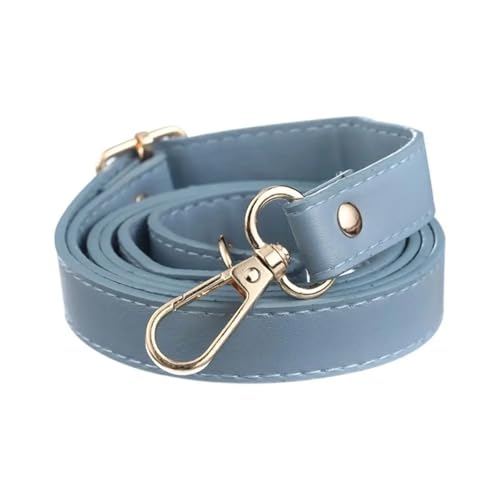 LXLAEOANG Handtaschengürtel for Damen, verstellbar, Ersatz, Schultertaschen, Zubehör, Geldbörsengriff, Lederband, 130 cm für Gewebesäcke Zubehör(Light Blue) von LXLAEOANG