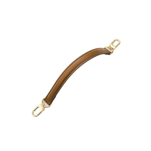 LXLAEOANG Ledertaschengriff, geeignet for Beuteltaschen, spezieller Handgürtel, Lederhandschlaufe for Damenhandtaschen für Gewebesäcke Zubehör(Light Brown) von LXLAEOANG