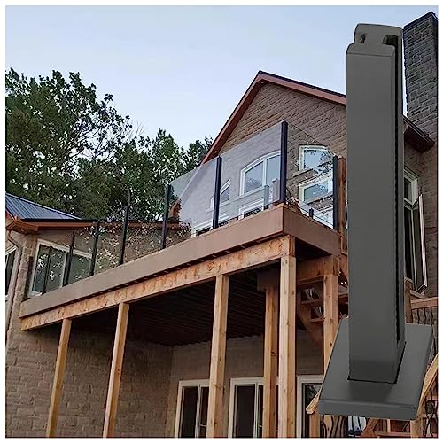 Glas Geländerpfosten Glashalter Edelstahl Deck Geländerpfosten Aus Glas Kommerziell Schwarz Platten-Baluster-Klemmen, Geländer Zaunhalterungen Für Den Innenaussenbereich, Bodenmontage Edelstahl Balust Glas Geländerpfosten Glashalter Edelstahl Deck Geländerpfosten Aus Glas Kommerziell Schwarz Platten-Baluster-Klemmen, Geländer Zaunhalterungen Für Den Innenaussenbereich, Bodenmontage Edelstahl Balust von LXLZYXSF