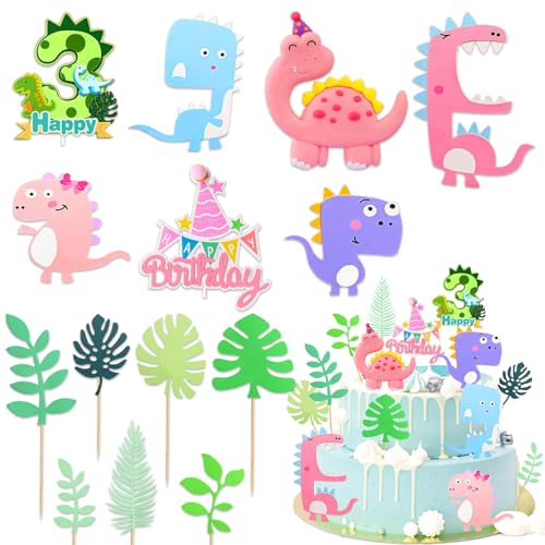 Kuchendeckel Dinosaurier, Dinosaurier Cupcake Topper, Dinosaurier Cupcake Topper, Kuchen Topper Dinosaurier, Dino Cake Topper, Dinosaurier Kuchendekoration, Kinder JungeTortendeko von LXONTSG