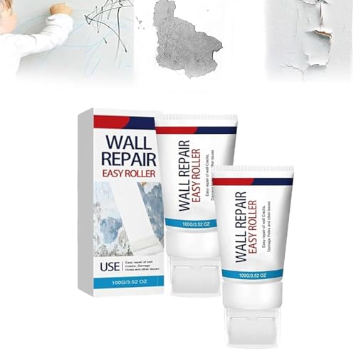 2Pcs Wall Mending Kit, Professional Drywall Repair Kit, 3 In 1 Repair Applicator Wall, Waterproof And Anti-Crack Wall Repair Paste For Wall Crack Nail Hole Graffiti Wall Surface von LXSNZARUY