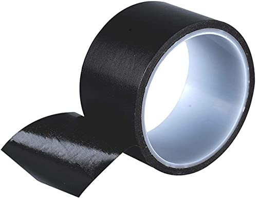 LXZSMH Schwarzes Klebeband, Folie, Hochtemperaturbeständiges Klebeband, Vakuumiergerät-Klebeband, Verschleißschutz-Isolierband, 0,18 mm Dicke(1m widex10 mlong) von LXZSMH