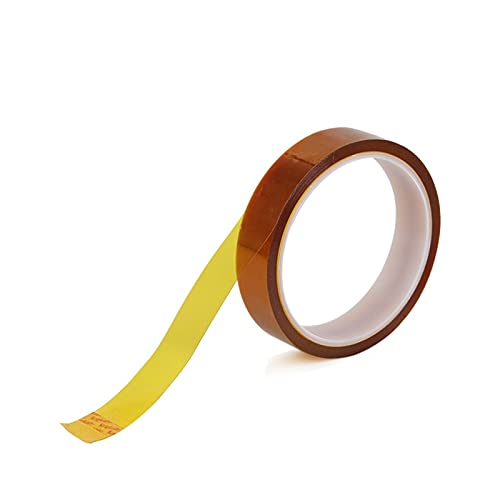 Wärmeisolierendes Klebeband for hohe Temperaturen, Klebeband 3 Längen, einseitiges Klebeband aus Polyimid, 0,05 mm dick(100mm*3) von LXZSMH