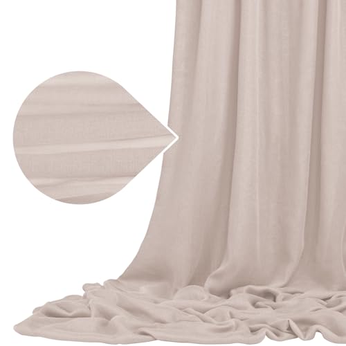 Rosébraun Gaze Cheesecloth Stoff für Hochzeit 9,2M x 90cm Cheesecloth Stoff für DIY Tischläufer, Bogen Draping Stoff, Decke Drape, Stuhl Schärpe, Serviette, Vorhang, Tischdecke Hochzeit Dekor von LYAFS