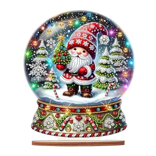 LYEAA DIY Diamond Painting Weihnachten Tisch Deko 5D Diamant Painting Tischdeko Diamant Malerei Stehend Kunst Set for das Heimbüro von LYEAA