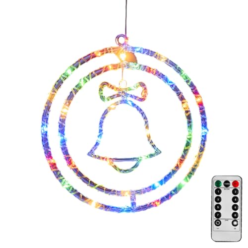 LYEAA LED-Vorhang-Lichterkette, USB-betriebene Lampe mit Fernbedienung für Weihnachtsdekoration von LYEAA