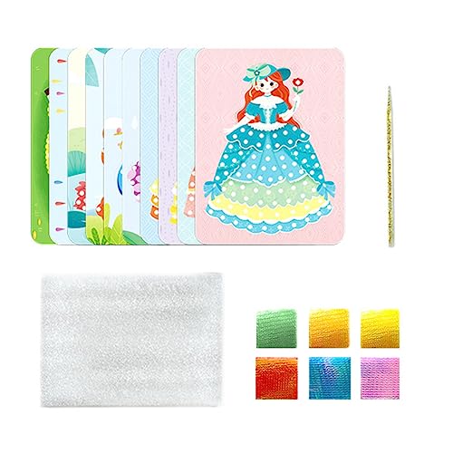 LYEAA Prinzessin Dress-Up Set, Lernspielzeug, Cartoon-Umkleidespielzeug, Traumwelt-Thema, zum Sammeln, Jungen und Mädchen von LYEAA