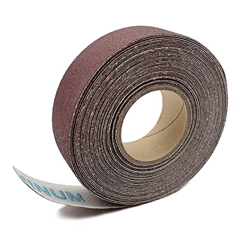 120 Körnung Schleifpapier Rollen 2,5 cm x 8m Schmirgelpapier Aluminiumoxid Sandpaper Roll Emery Cloth für Holzmöbel Finishing Metall Schleifen Automotive Polieren von LYHLYA