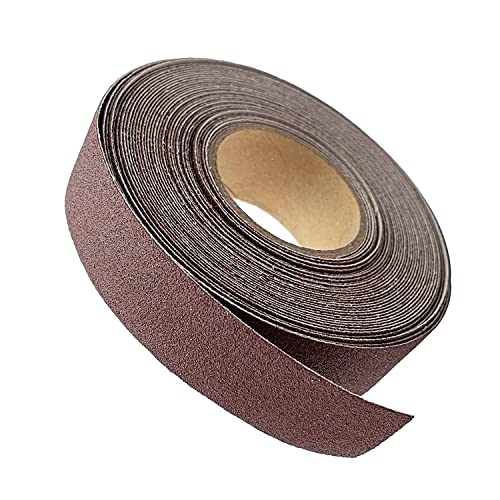 150 Körnung Schleifpapier Rollen 2,5 cm x 8m Schmirgelpapier Aluminiumoxid Sandpaper Roll Emery Cloth für Holzmöbel Finishing Metall Schleifen Automotive Polieren von LYHLYA