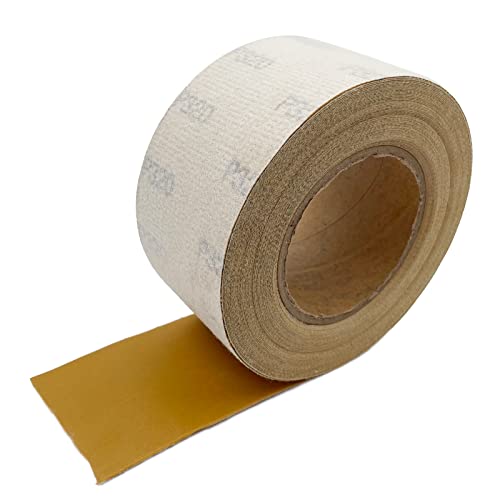 Schleifpapierrolle mit 7cm x 18m Aluminiumoxid Klettverschluss Schleifpapier Schleifpapier für Holzmöbel, Veredelung, Metall, Schleifen, Polieren und Holzbearbeitung (320 Grit) von LYHLYA