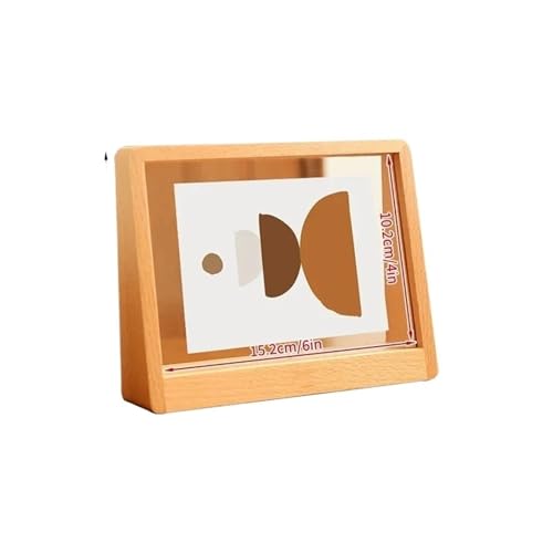 LYHYDMA Fotorahmen Bilderrahmen aus Holz, Fotorahmen for Wohnzimmer, Zertifikat, Probenständer, Trockenblumenhalter, Desktop-Dekoration Für Schlafzimmer, Büro(S1 Photo Frame) von LYHYDMA