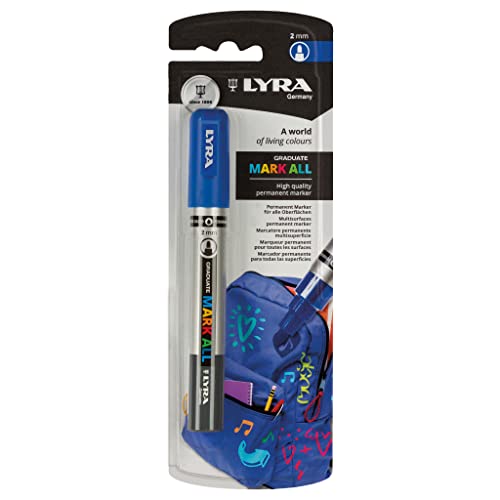 LYRA L6828050 Graduate All 2 MM BLAU 1 STÜCK Marker von LYRA