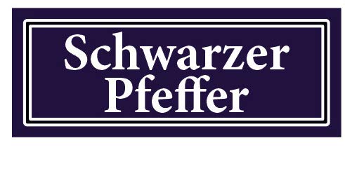 15 Stück Gewürzaufkleber Schwarzer Pfeffer 40x16mm Gewürzetiketten Sticker Lebensmittel (Auf-G113) von LYSCO