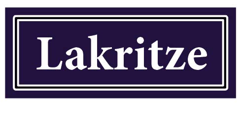 5 Stück Gewürzaufkleber Lakritze 40x16mm Gewürzetiketten Sticker Lebensmittel (Auf-G031) von LYSCO