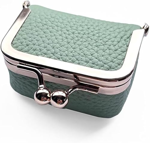 Mini-Schmuckschatulle aus echtem Leder, Mini-Reise-Ringbox für Damen, luxuriöse Leder-Schmuckaufbewahrung, Organizer-Etui, tragbare Mini-Schmuckschatulle für Ohrringe, Ringe, Halsketten, Armbänder von LYSYYOZ