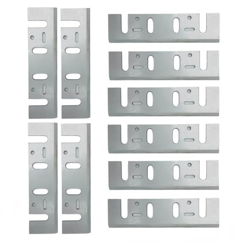 10 Stück 110 x 29 x 3 mm dickes HSS-Hobelmesser for 1911B 1912B 1002BA, Hobelmesser-Werkzeug for die Holzbearbeitung, Doppelkante und Wendeklinge von LYXDWRC