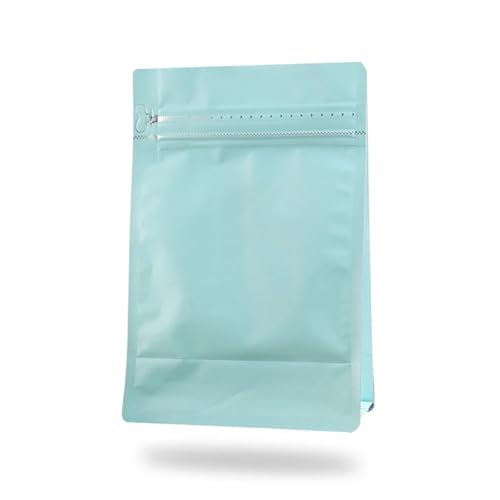 Wiederverschließbare Durchsichtige 25pcs Thick Flat Bottom Coffee Bean Mylar Package Bags with Valve Aluminum Foil Side Gusset Zip Lock Coffee Bean Storage Bags Beutel für verschiedene Materialien gee von LYXYGMV