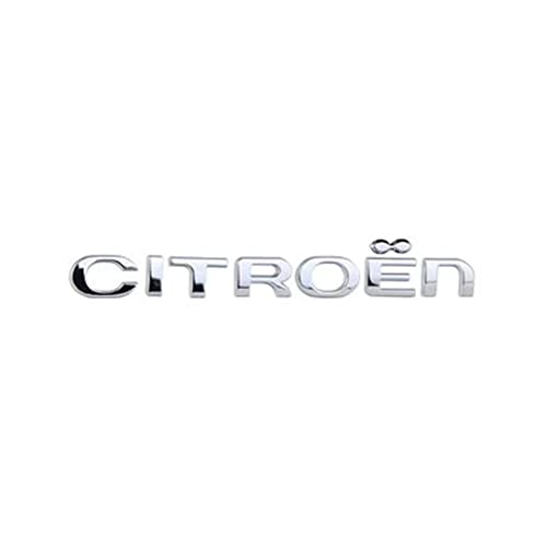 LYYMX Abzeichen Logo für Citroen C1 C2 C3 C4 C5 C6 C8 C4L, Buchstaben Wort Emblem-Aufkleber, Autoaufkleber Sticker Emblem Abzeichen Body Abzeichen Aufkleber von LYYMX