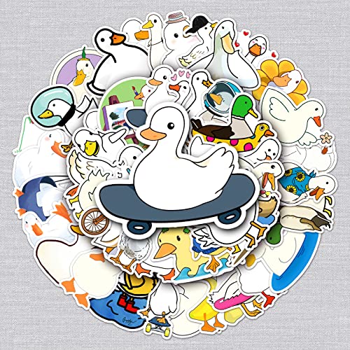 Ente Aufkleber Duck Sticker Set 50 Stücke Niedlich Deko für Auto Laptop Skateboard Fahrrad Moped Motorrad Fahrrad Computer,Geeignet für Erwachsene Kinder von LYunMu