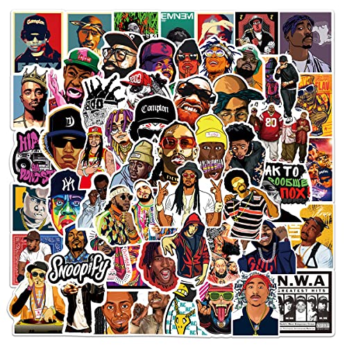 Hip-Hop-Rap Aufkleber Sängerin Sticker Set 100 Stücke Niedlich Deko für Auto Laptop Skateboard Fahrrad Moped Motorrad Fahrrad Computer,Geeignet für Erwachsene Kinder von LYunMu