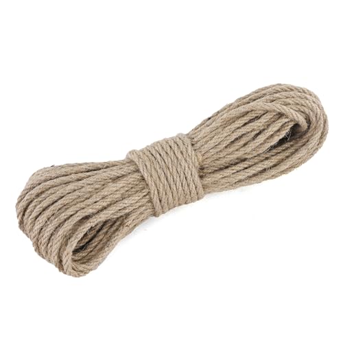 LZ.MZXU 5mm 30m JuteSchnur, Juteseil Kordel Natur Hanfseil für Garten Schnur Paketschnur Pflanzen Kordel Basteln DIY Schnur Dekoration LZ.MZXU 5mm 30m JuteSchnur, Juteseil Kordel Natur Hanfseil für Garten Schnur Paketschnur Pflanzen Kordel Basteln DIY Schnur Dekoration von LZ.MZXU