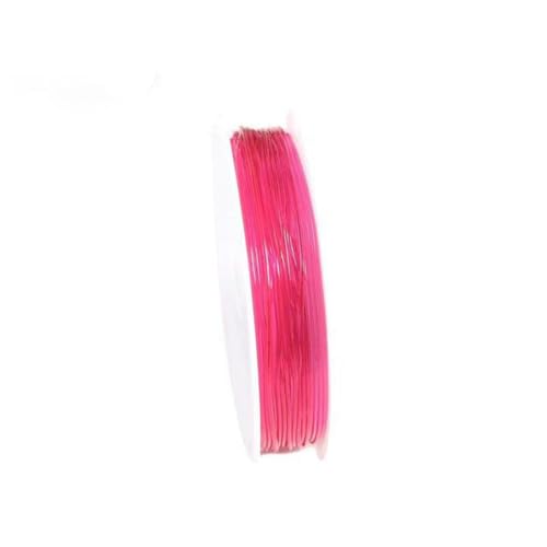1 Rolle 0,4–1,2 mm transparentes, dehnbares, elastisches Seil, Schnur, Perlen, Perlen, DIY für die Schmuckherstellung, Schnurfaden, Pink, 0,5 mm, 15 m 1 Rolle 0,4–1,2 mm transparentes, dehnbares, elastisches Seil, Schnur, Perlen, Perlen, DIY für die Schmuckherstellung, Schnurfaden, Pink, 0,5 mm, 15 m von LZBANI