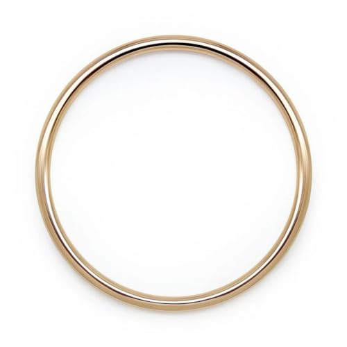 10 Stück 58 mm Bronze Gold Silber Großer Kreis O-Ring Verbindung Metalllegierung Für Schuhe Taschen Gürtelschnallen DIY Handgefertigtes Zubehör-Innen 58 mm-Gold704 von LZBANI