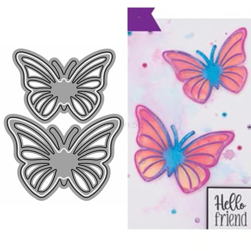 Schmetterling-Stanzformen für Kartenherstellung, Insekten-Metall-Stanzformen für Papier, Scrapbooking, DIY-Schablonen für Album, Party, Hochzeit, Festivals, Dekoration von LZJSYKDQ