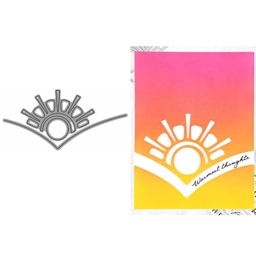 Sun Stanzformen für Kartenherstellung, Spitze Metall Stanzformen für Papier Scrapbooking, DIY Schablonen für Album, Party, Hochzeit, Festivals, Dekoration von LZJSYKDQ