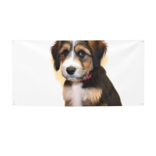 Banner Partydekoration, personalisierbare Schilder, Hundetrainingsbanner, Geburtstagsparty, Hintergrund, Wanddekoration, Schild, für drinnen und draußen, Party, Abschlussfeier, Veranstaltung, 180 x 89 von LZQPOEAS