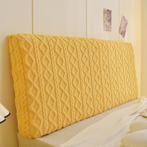 LZTET Kopfteilbezug FüR Bett,Elastischer Schutz,Weicher Jacquard-Samtstoff Staubdicht,All-Inclusive Kopfteilbezug,SchutzhüLle FüR Gepolsterte Schlafzimmer Kopfteil(120cm,A) von LZTET