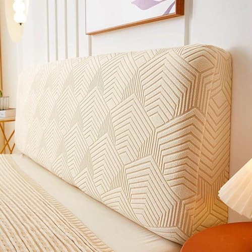 LZTET Kopfteilbezug FüR Bett,Elastischer Schutz,Weicher Jacquard-Samtstoff Staubdicht,All-Inclusive Kopfteilbezug,SchutzhüLle FüR Gepolsterte Schlafzimmer Kopfteil(120cm,M) von LZTET