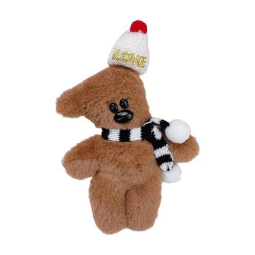 LZYWOD Weihnachtsbaum-Plüsch-Ornamente, Bär, Stofftiere, Spielzeug, weicher Bär, Puppe, Großpackung, Geschlecht, Babyparty, Geschenk, Enthüllung für Hochzeit von LZYWOD