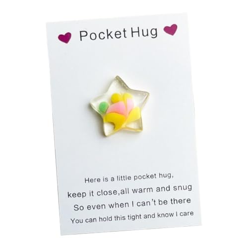 Little Star Pocket Hug Token Geschenkkarte Andenken Pocket Hug Token Bulk Umarmung Gruß Kleine Karte Sterne, Karten R Austausch mit von LZYWOD