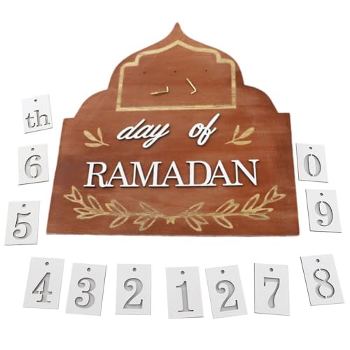 Ramadan Adventskalender Holz Countdown Kalender 30 Tage Islamische Adventskalender Dekorationen Ramadan O Eid Ramadan Kalender von LZYWOD