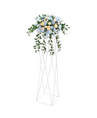 LZZYFPX Ballon Hochzeit Blumenständer Pflanzenhalter Gartendekoration Golden/Silber/Schwarz/Weiß(White) von LZZYFPX