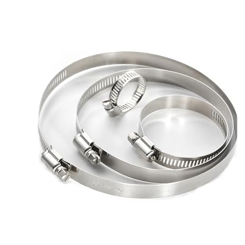 LZZYFPX exquisit 1 stücke 8mm-700mm Rohr Schlauch Klemmen Edelstahl Hoop Clamp Automotive Auto Kraftstoff Rohr Rohr Clip Hardware frühling Wasser Sanitär dauerhaft(10-16mm) von LZZYFPX