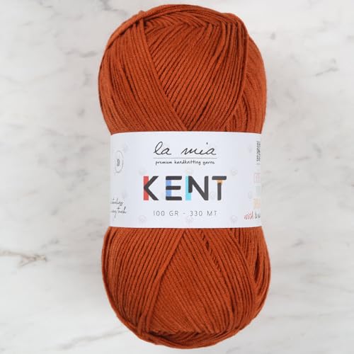 La Mia Kent L049 Garn aus 50 % Baumwolle und 50 % Acryl, 100 g, 330 m von La Mia