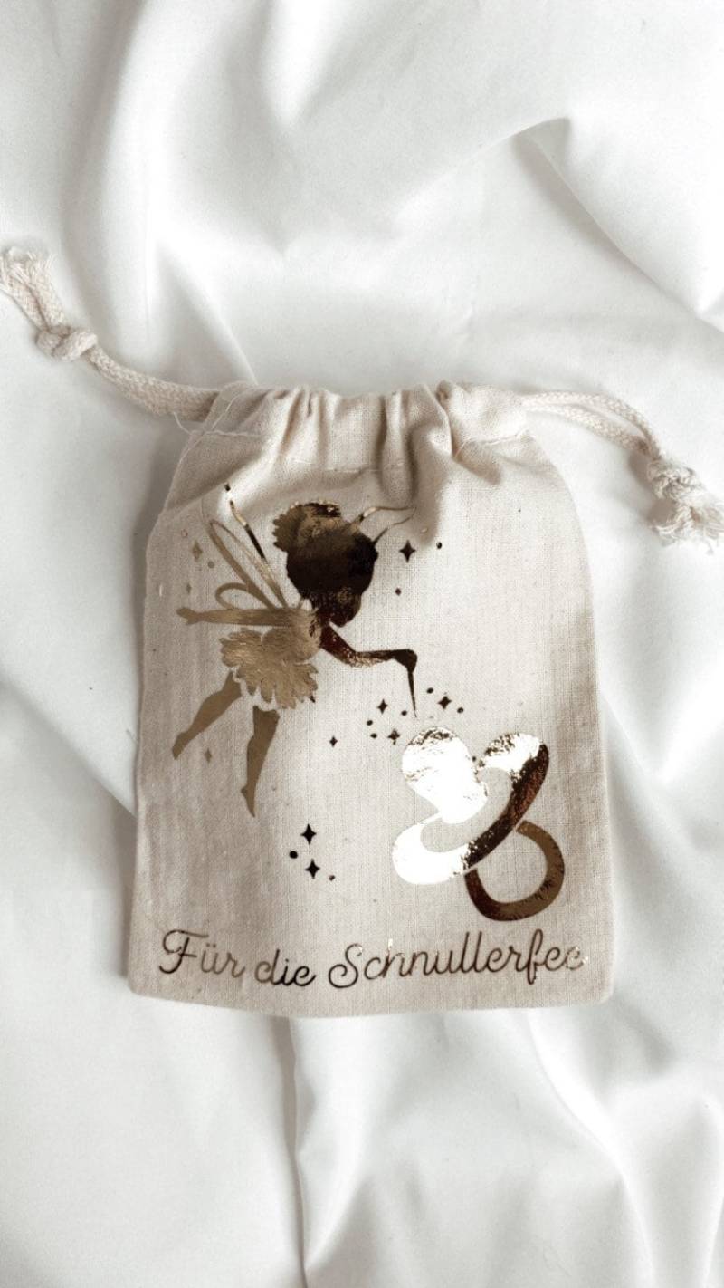 Personalisierte Schnullerfee Tasche L Beutel Geschenk Für Kinder Schnullerfrei Aufbewahrung Den Schnuller von LaChikiShop