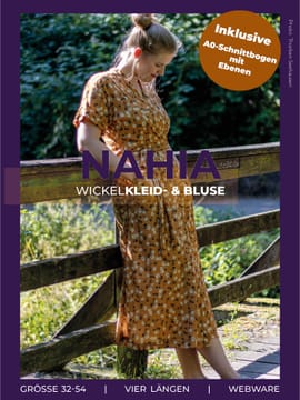 Wickelkleid/Wickelbluse Nahia von LaLilly Herzileien