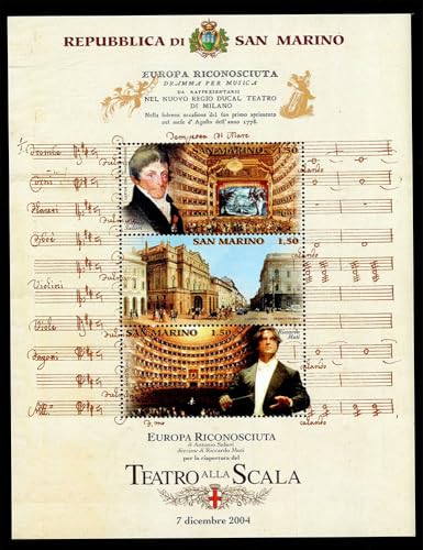 LaVecchiaScatola 2004 San Marino Theater am Leiter Muti Salieri – Blatt von LaVecchiaScatola